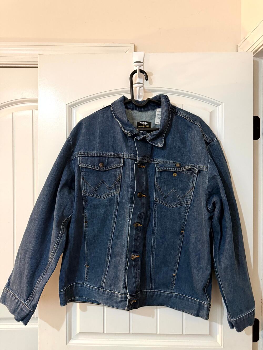 Wrangler Yellowstone Dutton Ranch Denim Jacket XL For The Brand Embroidered